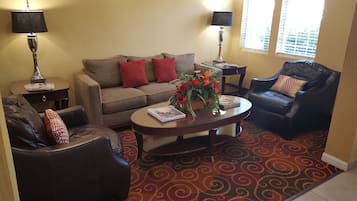 Sitteområde i lobbyen