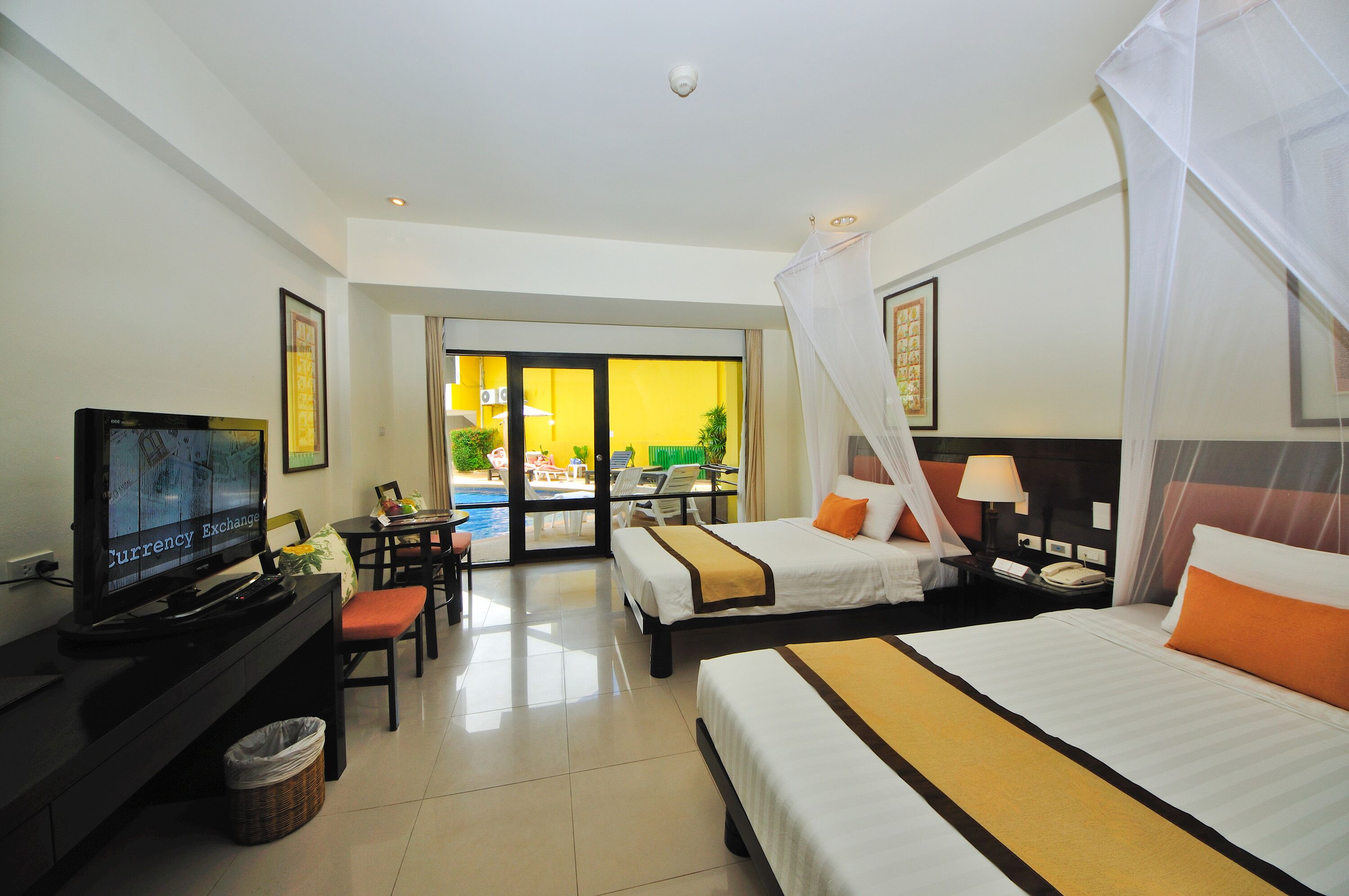 Minibar, in-room safe, blackout drapes, soundproofing