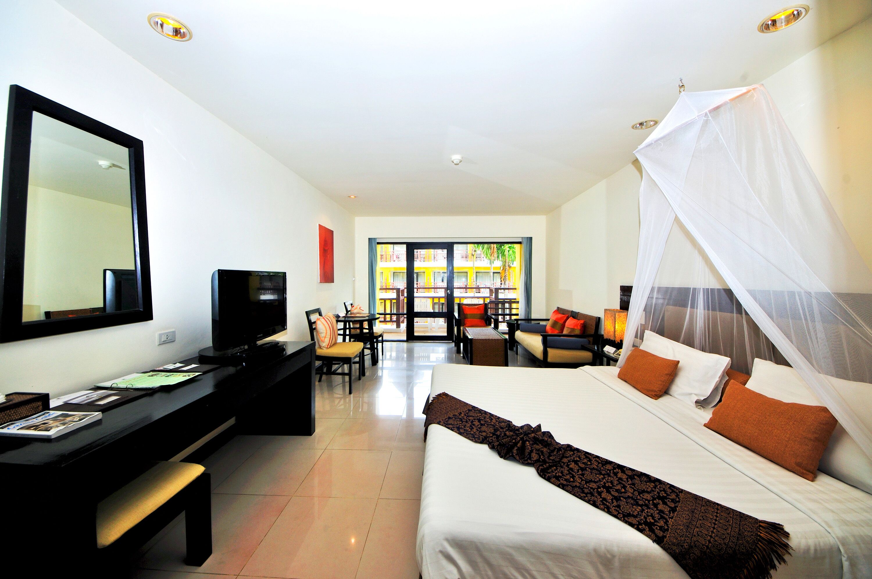 Minibar, in-room safe, blackout drapes, soundproofing