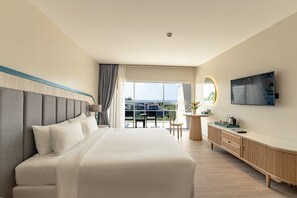 Elite Balcony Seaview | 房內夾萬、摺床/加床 (收費)、免費 Wi-Fi、床單