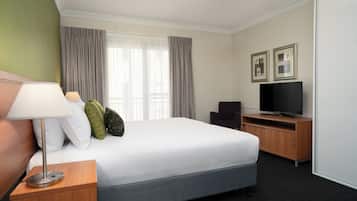 In-room safe, blackout drapes, soundproofing, iron/ironing board
