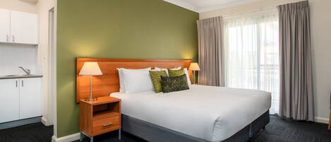 In-room safe, blackout drapes, soundproofing, iron/ironing board