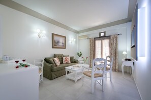 Deluxe Suite, 1 Double Bed | View from room - Hotel Zephyros (Santorini)