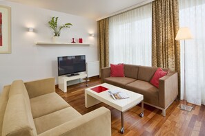 1 habitación, minibar, caja de seguridad en la habitación y escritorio 