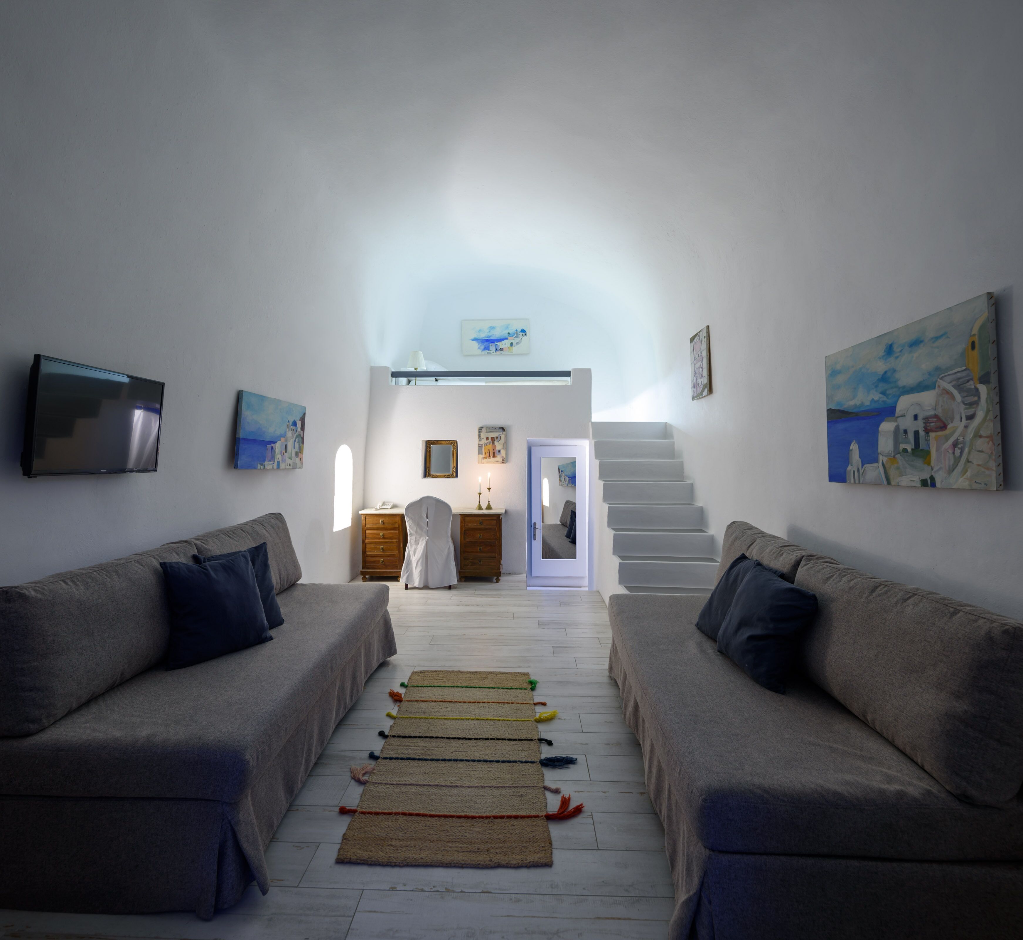 family suite, sea view | living area | lcd tv, toys