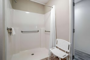 Room, 1 King Bed, Accessible, Non Smoking | Accessible bathroom
