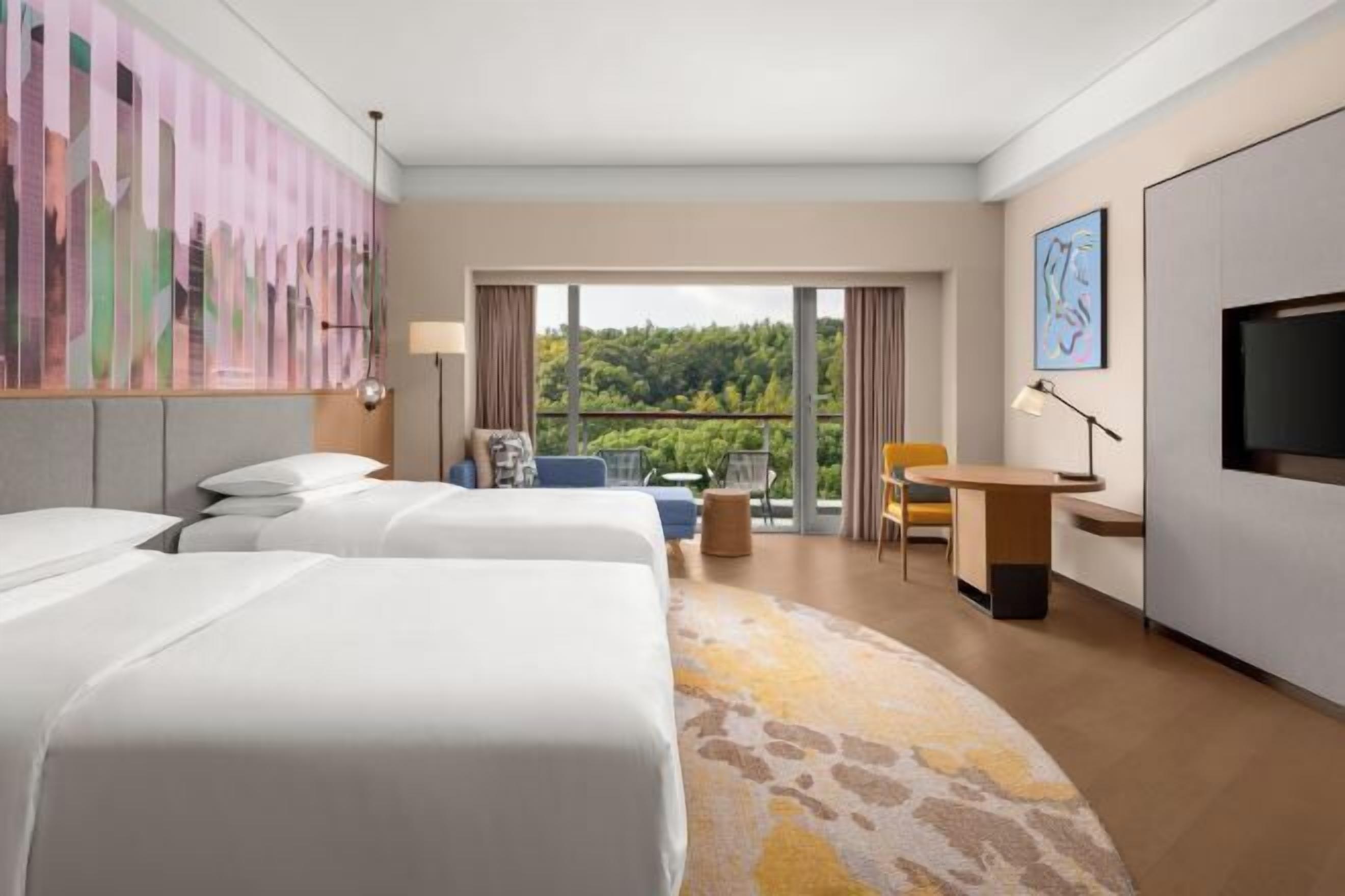 Minibar, in-room safe, desk, blackout curtains