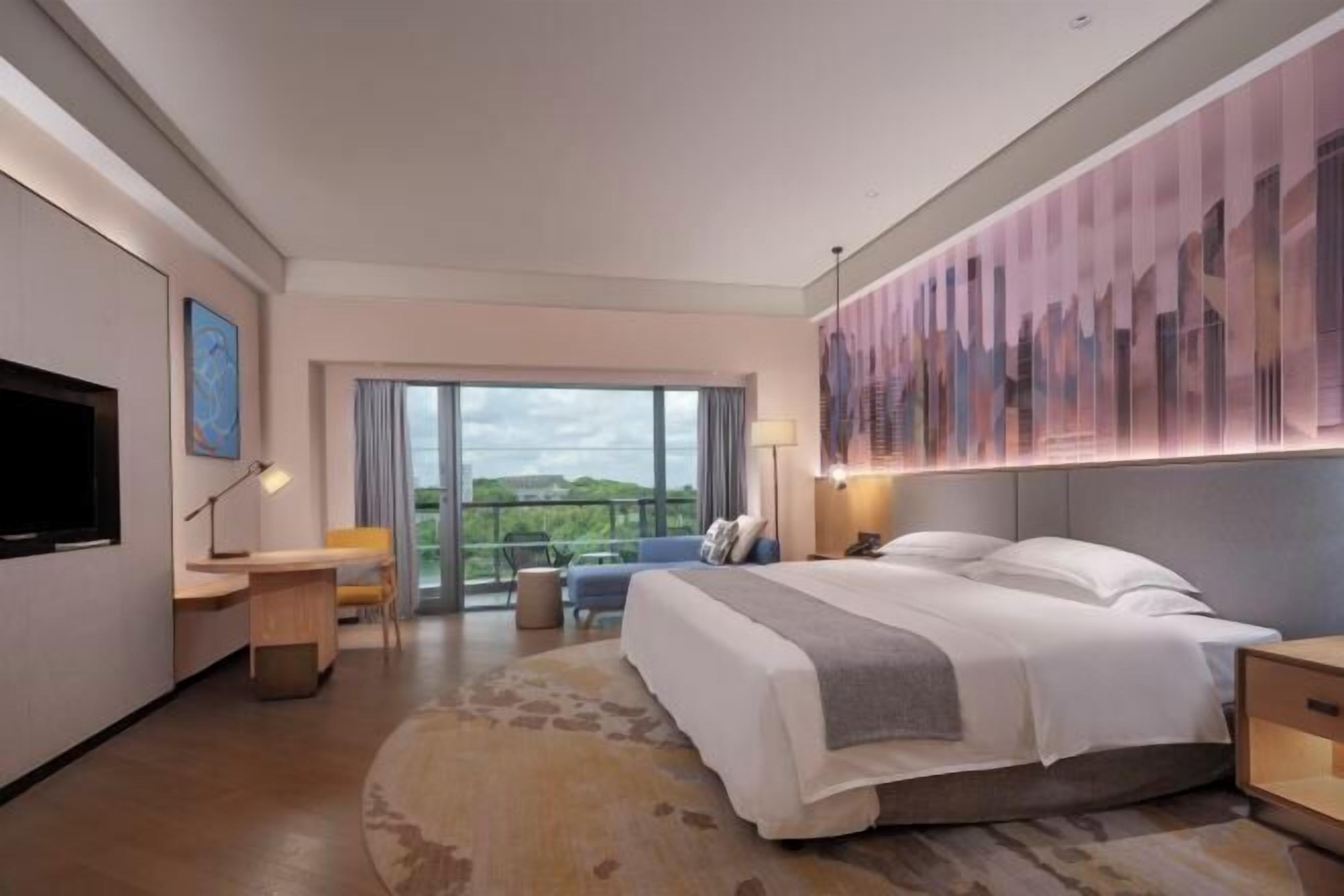 Minibar, in-room safe, desk, blackout curtains