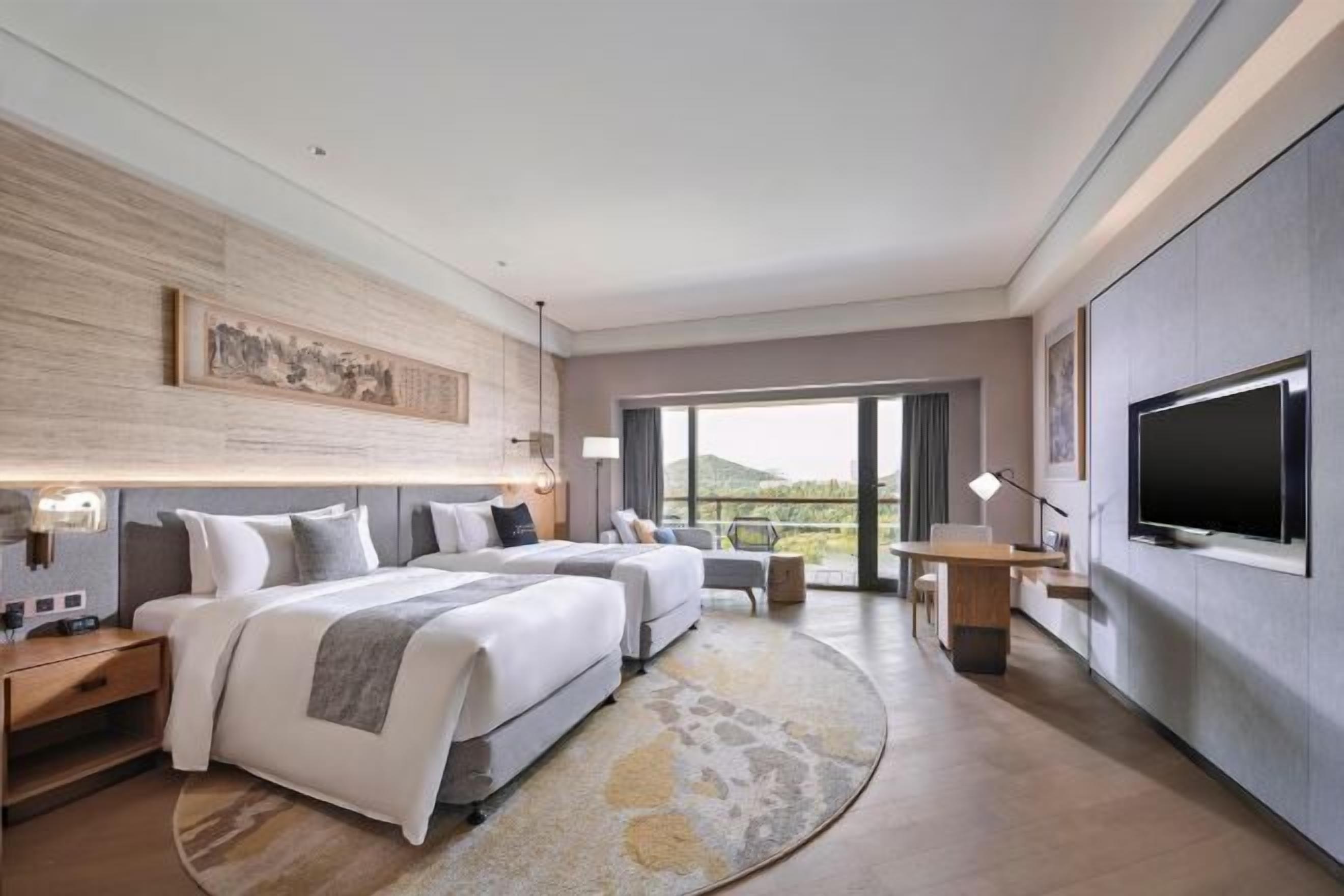 Minibar, in-room safe, desk, blackout curtains