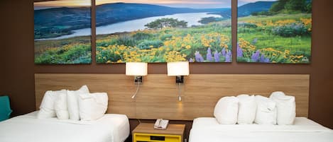 Ropa de cama de alta calidad, edredón y camas con pillow-top