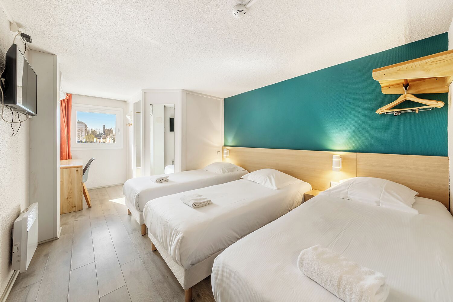 Desk, iron/ironing board, free cots/infant beds, free WiFi