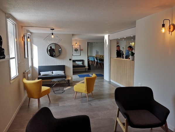 Lobby sitting area