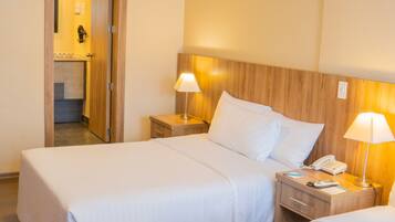 Standard Twin Room | Down duvets, in-room safe, desk, soundproofing