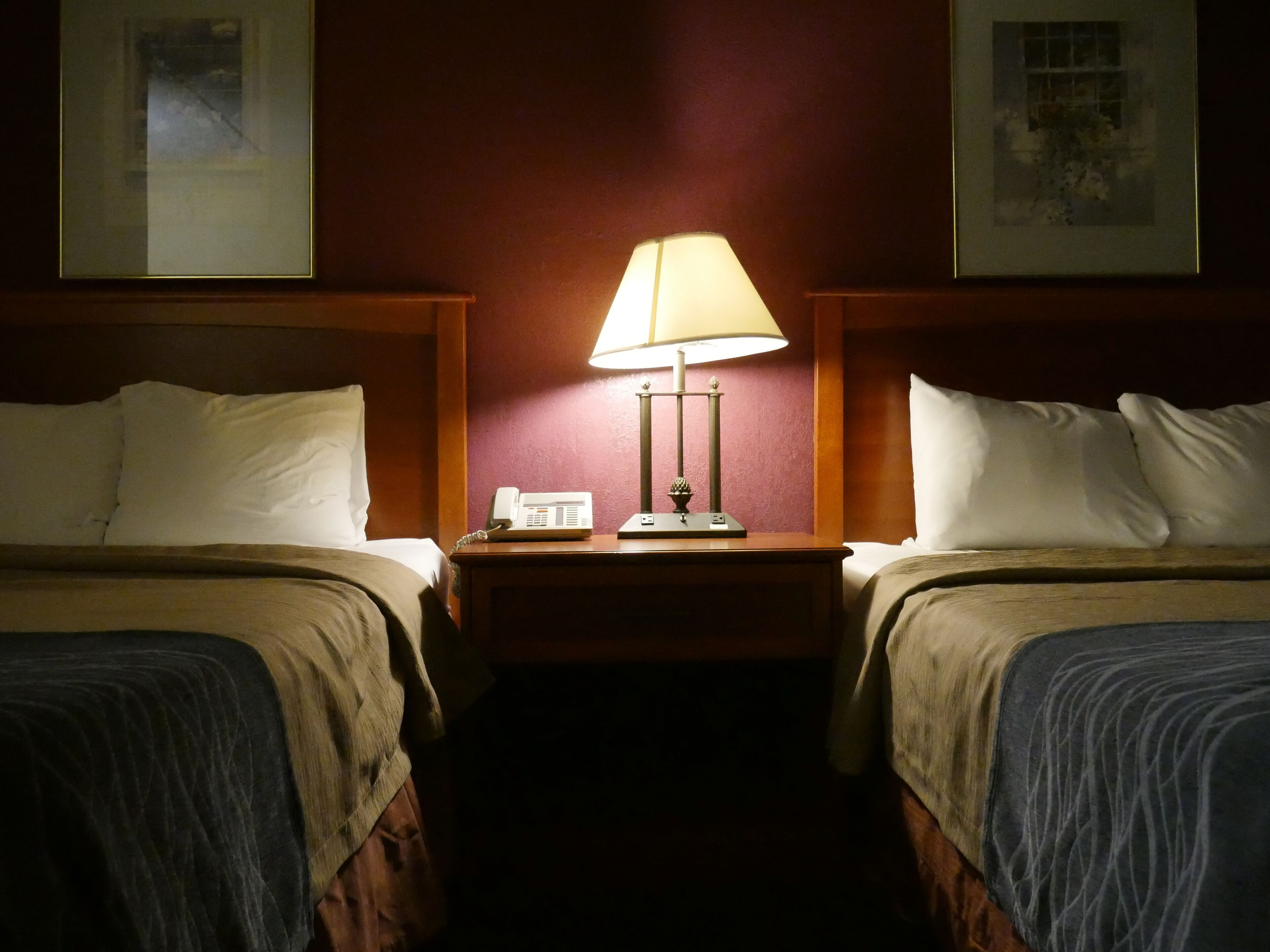 Double Room, 2 Queen Beds | Desk, iron/ironing board, free WiFi, bed sheets
