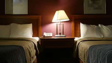 Double Room, 2 Queen Beds | Desk, iron/ironing board, free WiFi, bed sheets