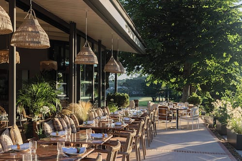 Breakfast, lunch, dinner served; local cuisine, garden views