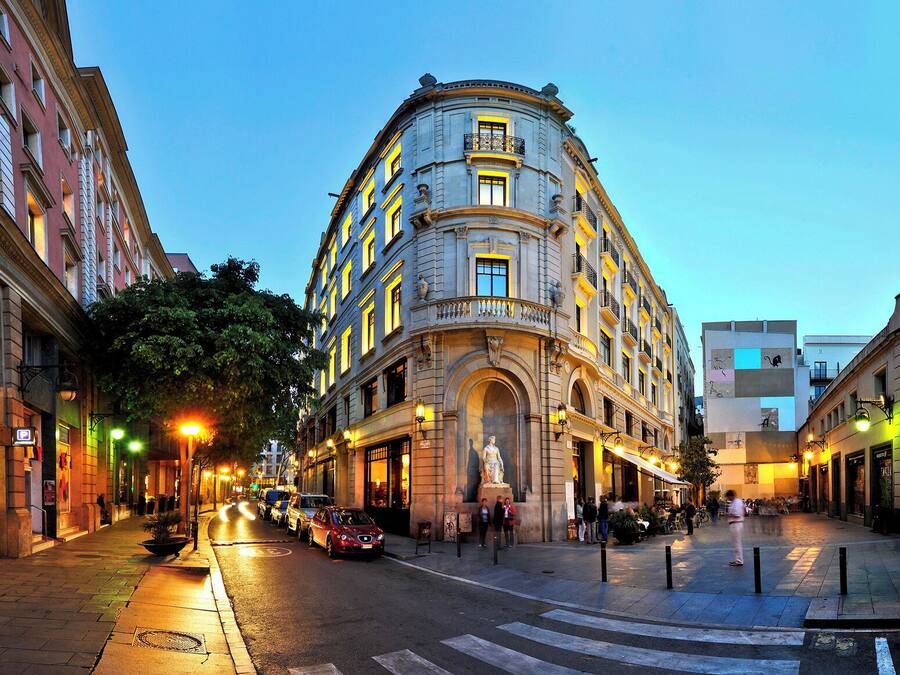 Fasade – kveld/natt