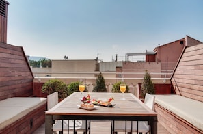 Deluxe-Zimmer, Terrasse | Ausblick vom Zimmer