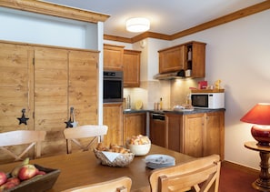 Fridge, microwave, dishwasher, espresso maker