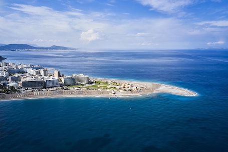 Ansicht von oben. Aquamare City+Beach