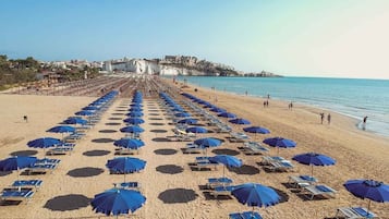 Vista a la playa o el mar