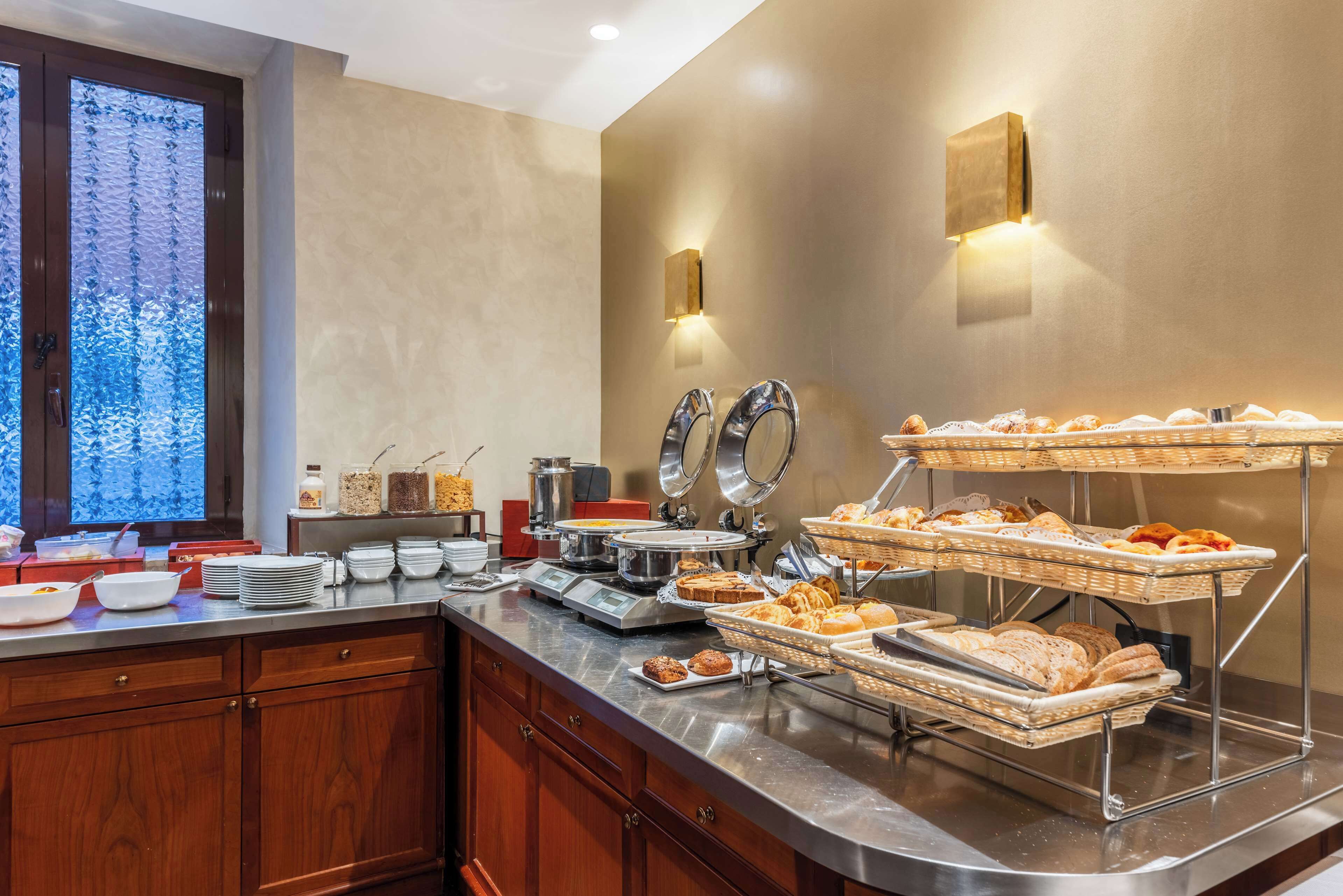 daily buffet breakfast (eur 14 per person)