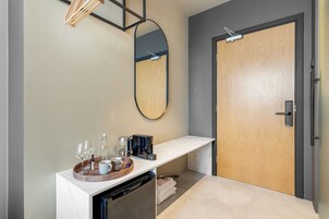 Myrkratjöld/-gardínur, straujárn/strauborð, ókeypis þráðlaus nettenging