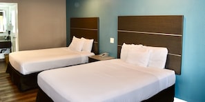 Desk, blackout drapes, free WiFi, bed sheets