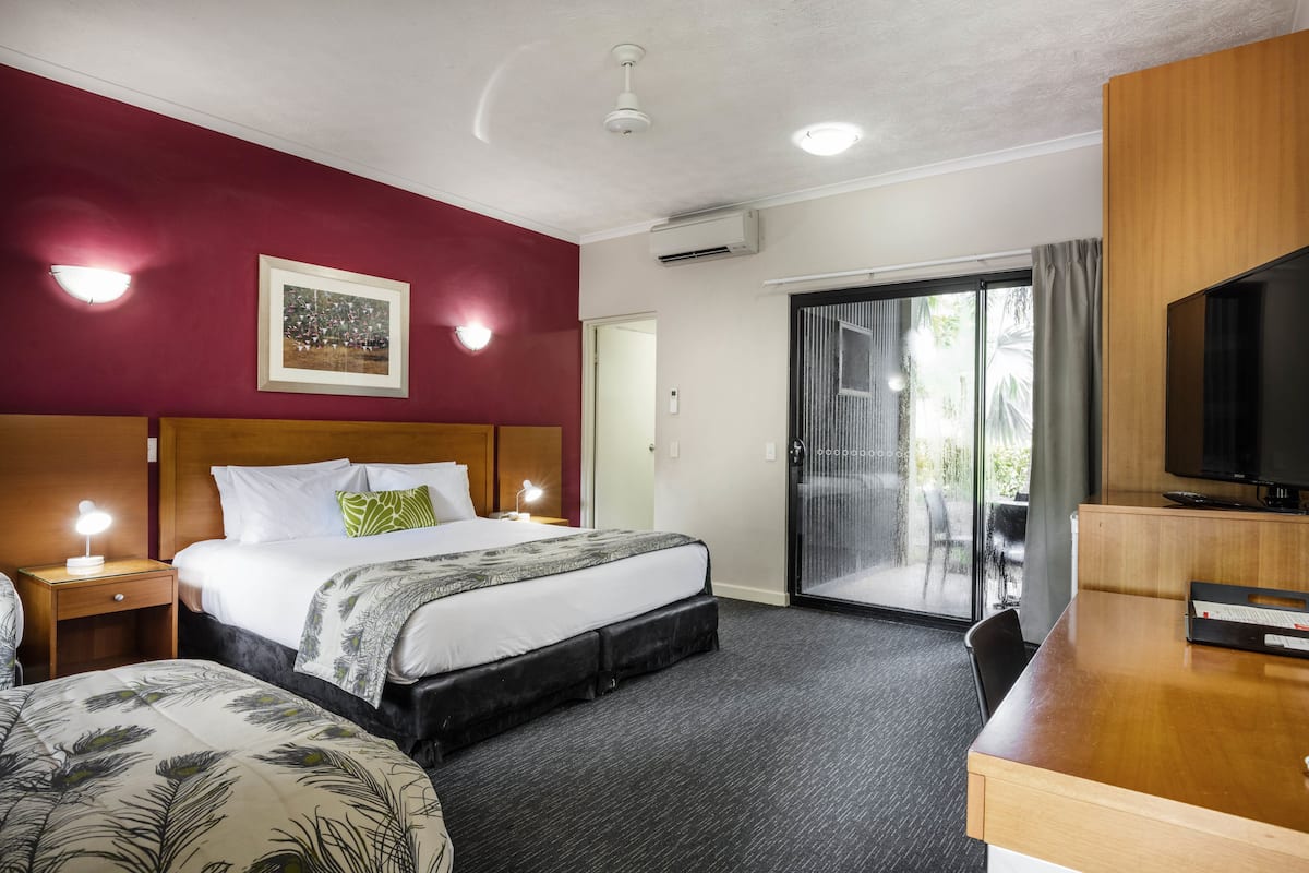 Family Room, Multiple Beds (Resort) | Desk, blackout curtains, iron/ironing board, free cots/infant beds