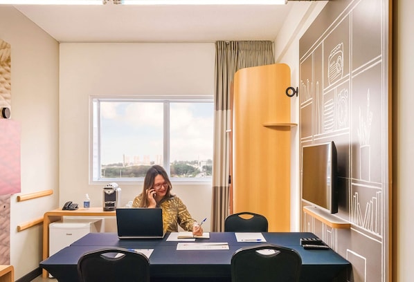 Minibar, blackout curtains, soundproofing, iron/ironing board