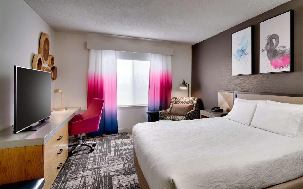 In-room safe, desk, iron/ironing board, free cribs/infant beds