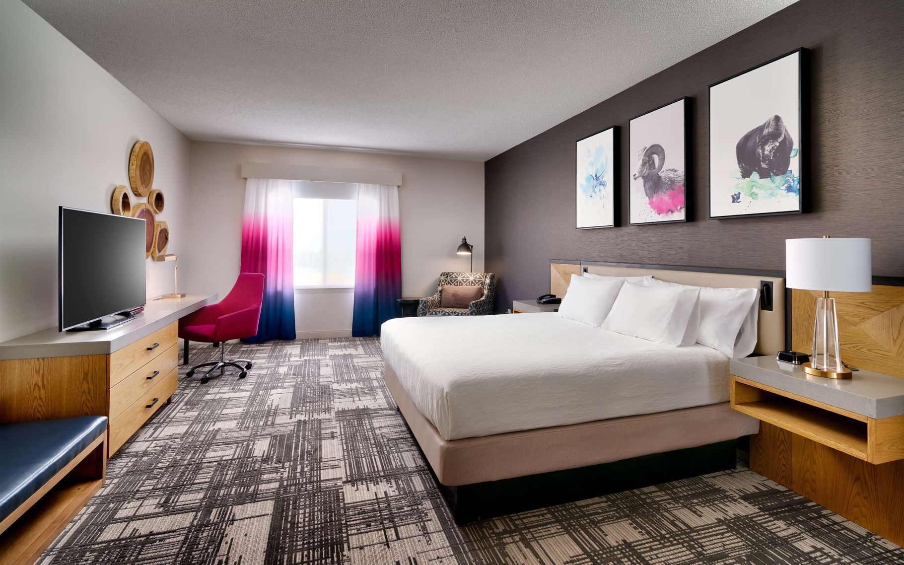 In-room safe, desk, iron/ironing board, free cribs/infant beds