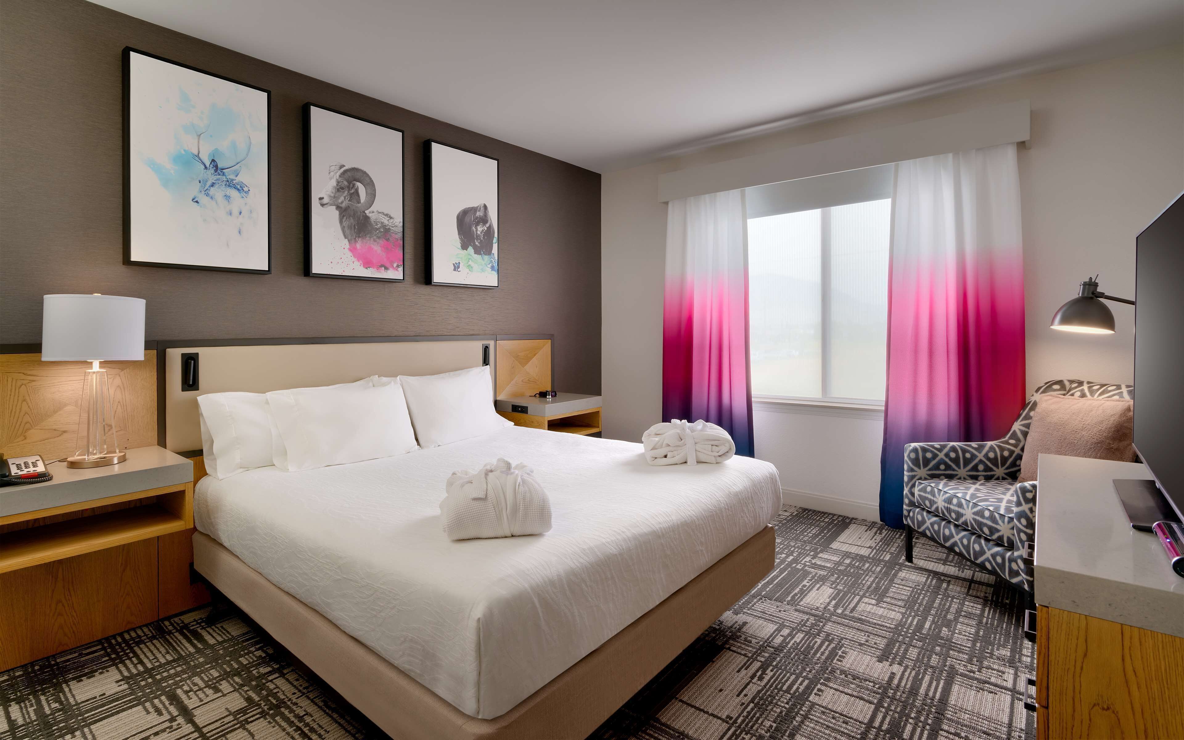 In-room safe, desk, iron/ironing board, free cribs/infant beds