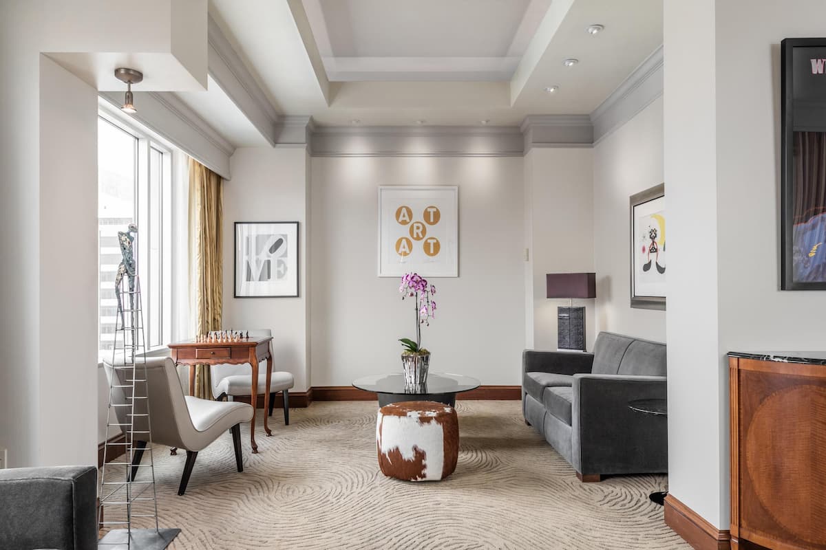 Presidential Suite, 1 King Bed | Living area