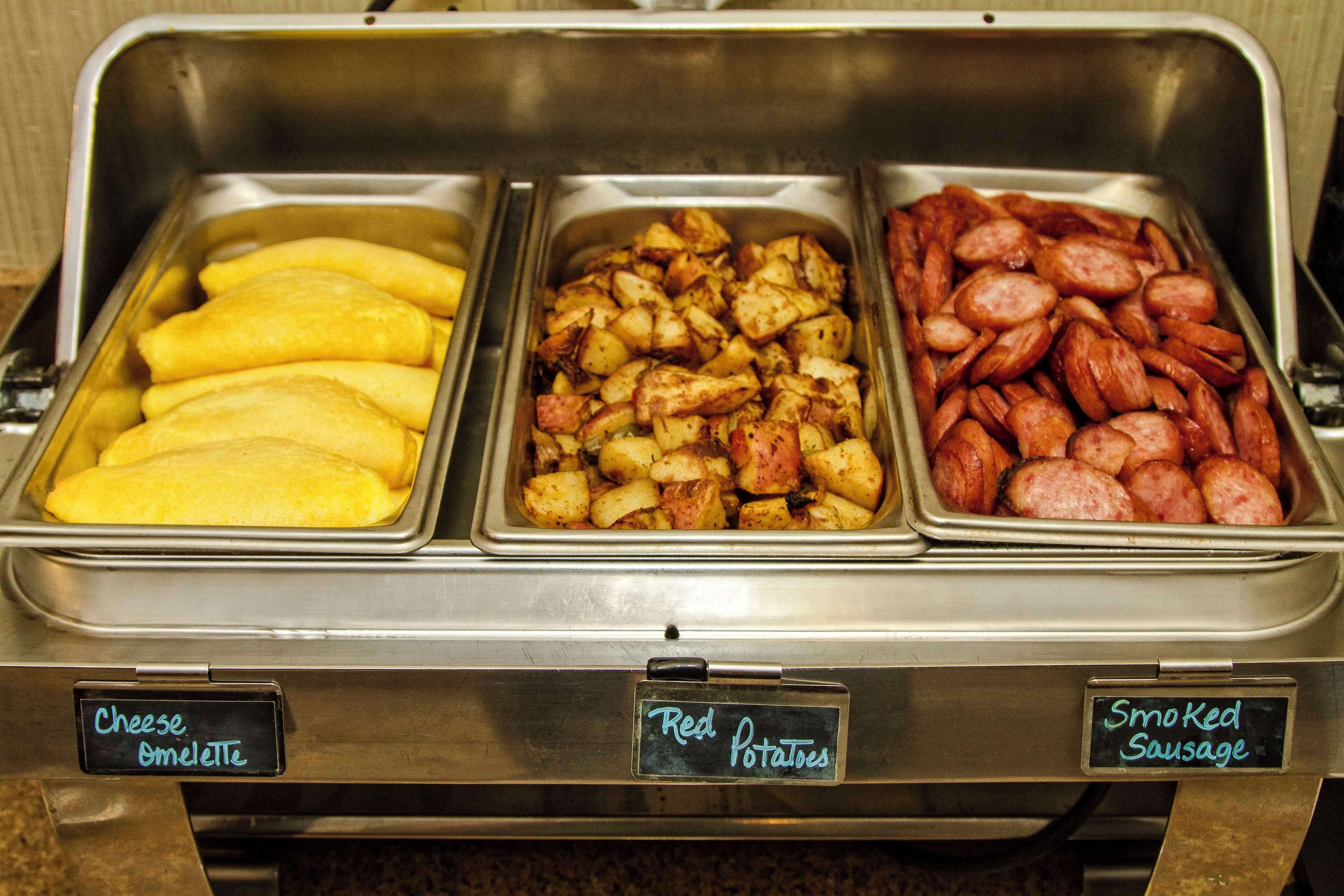 free daily self-service breakfast