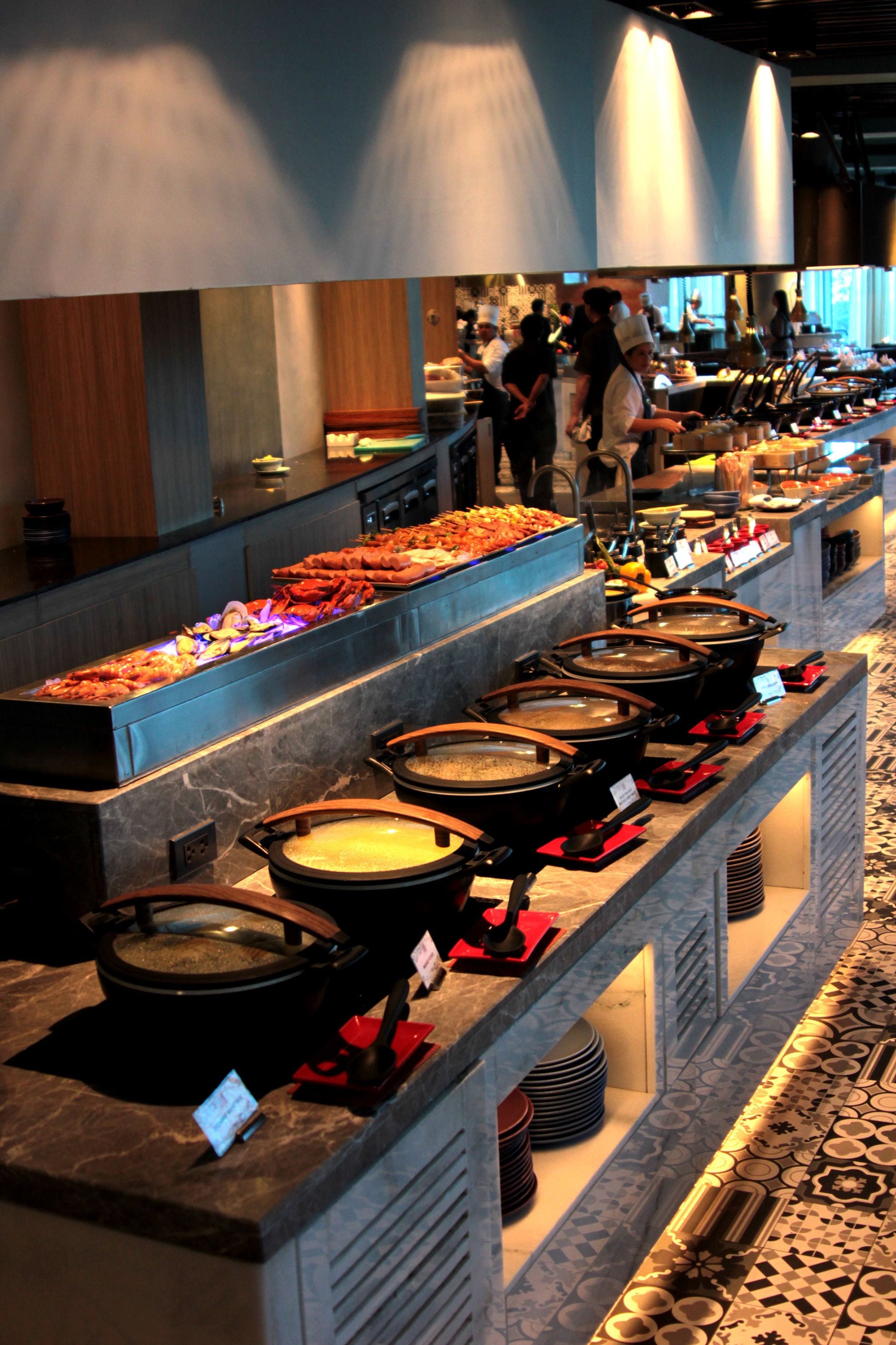 Morgenmadsbuffet hver dag (1500 PHP pr. person)