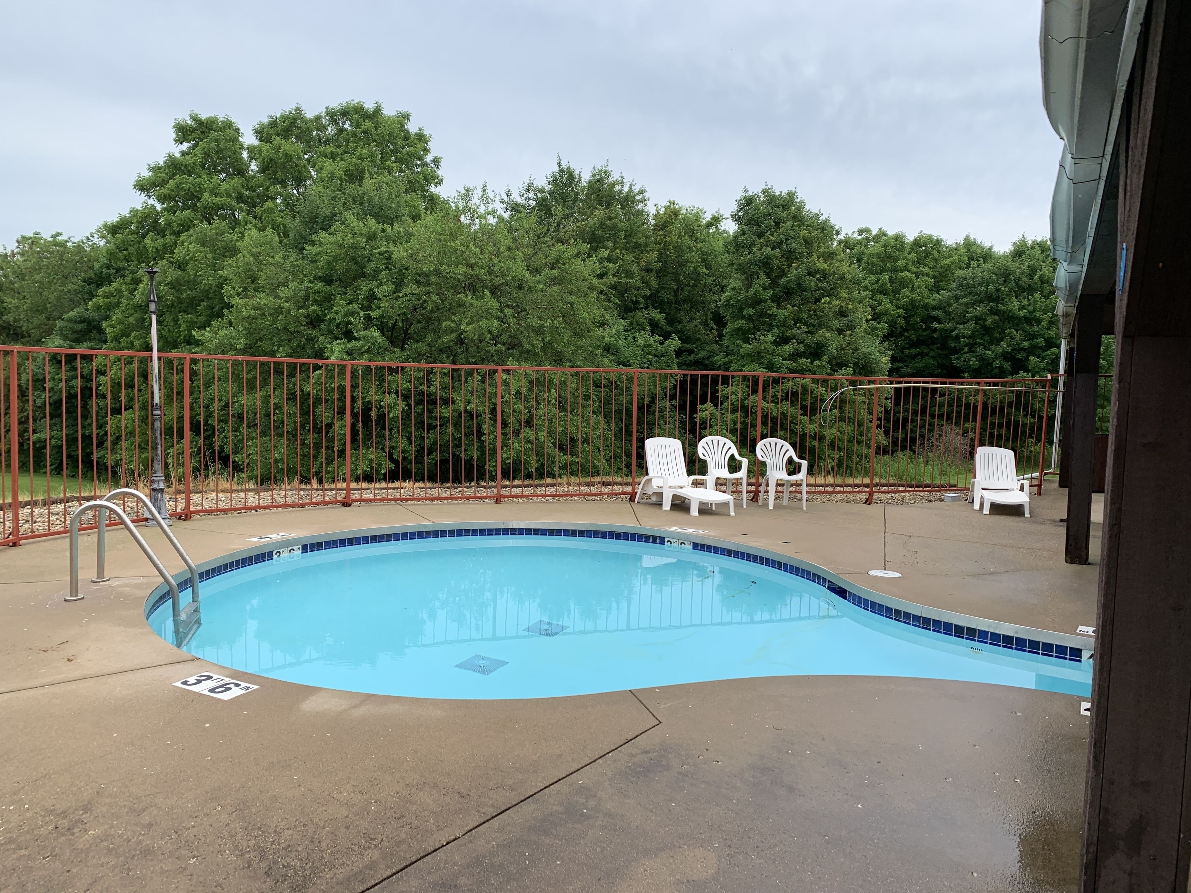 Indoor pool, seasonal outdoor pool