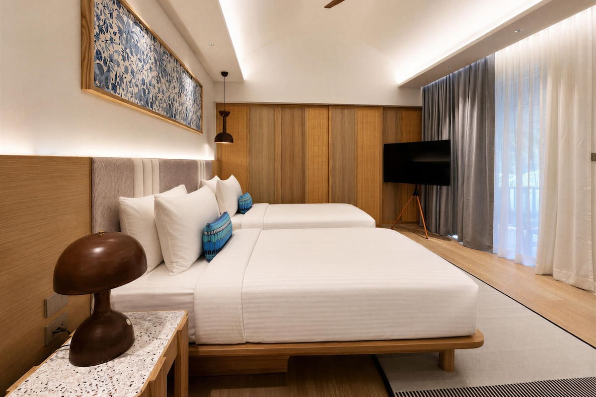 Superior Garden 2 Twins with FREE THB 1,000 Net Resort Credit per night | Safe på rommet, blendingsgardiner, strykejern/-brett og wi-fi