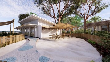 Zona de juegos infantil al aire libre