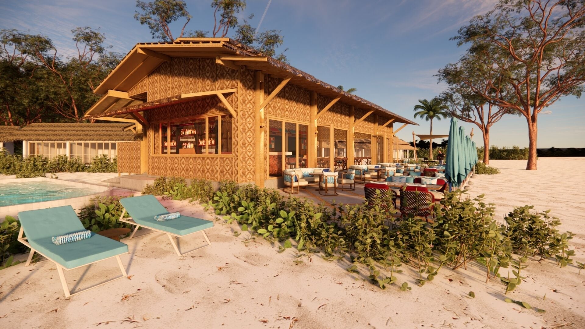 2 restaurants, breakfast, lunch, dinner served; international cuisine