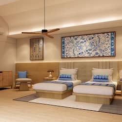 Superior Twin Room (Garden) | In-room safe, blackout drapes, iron/ironing board, bed sheets