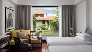 Room, 2 Single Beds, Garden View | 1 bedroom, Egyptian cotton sheets, premium bedding, down duvets