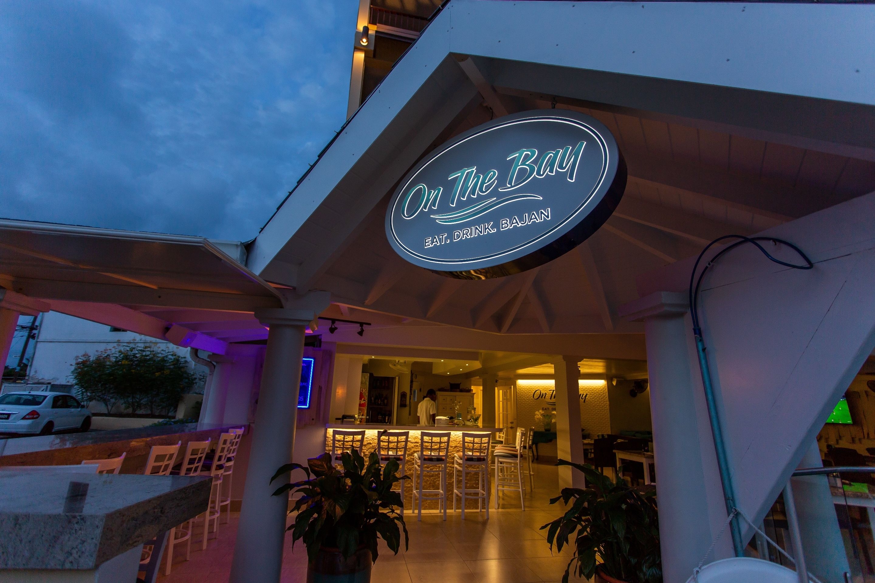 front of property – evening/night