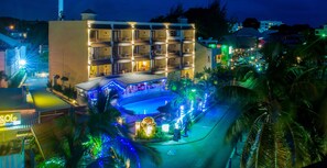 Front of property - evening/night - Yellow Bird Hotel (St. Lawrence Gap)