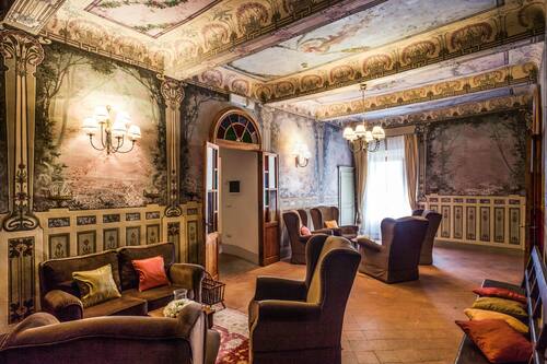 Lobby sitting area