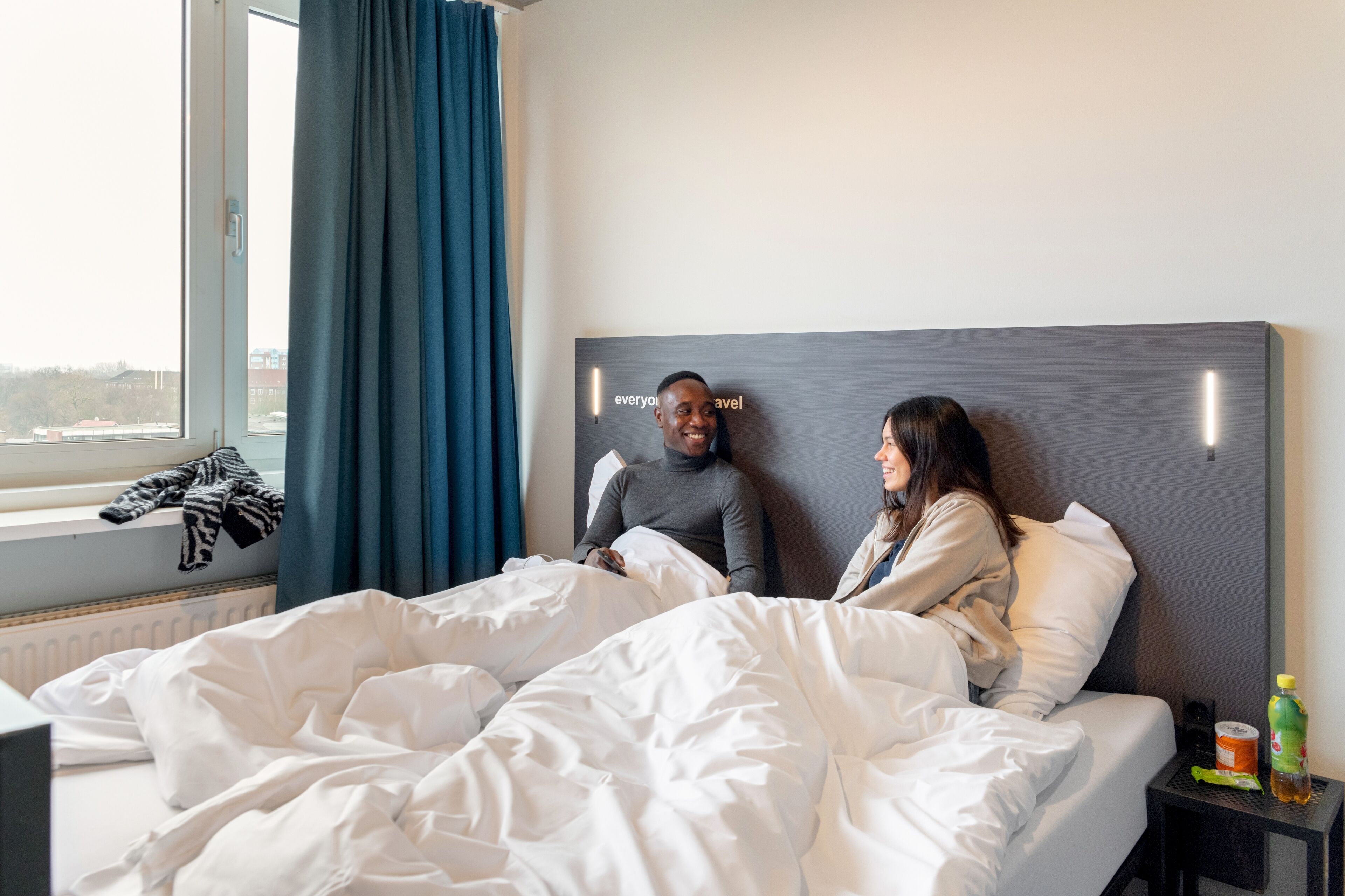 双床房 | 办公桌、免费 WiFi、床单