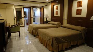 Minibar, in-room safe, desk, rollaway beds