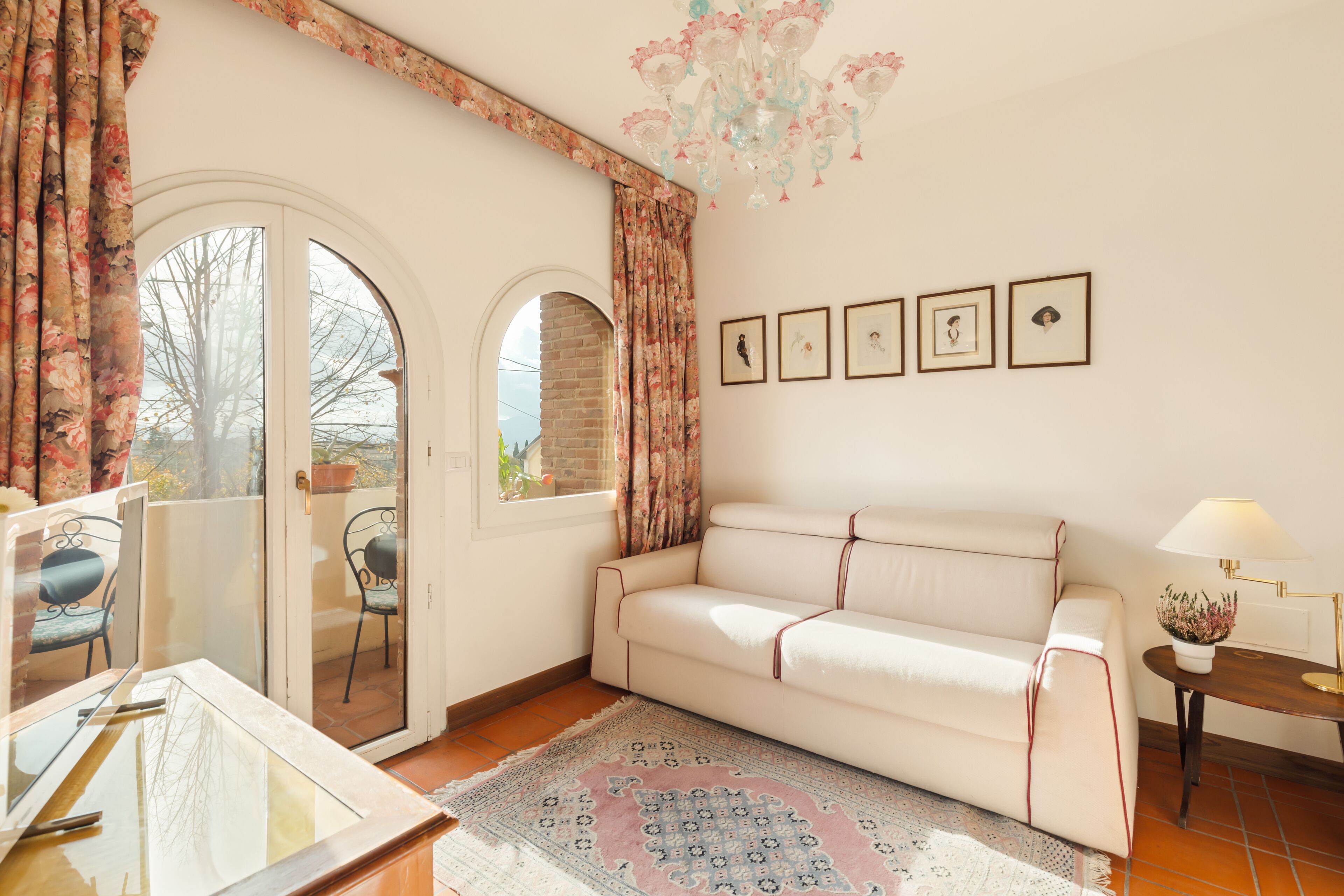 triple room, annex building | living area | lcd tv