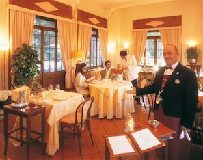 Breakfast, lunch, dinner served; local cuisine, pool views
