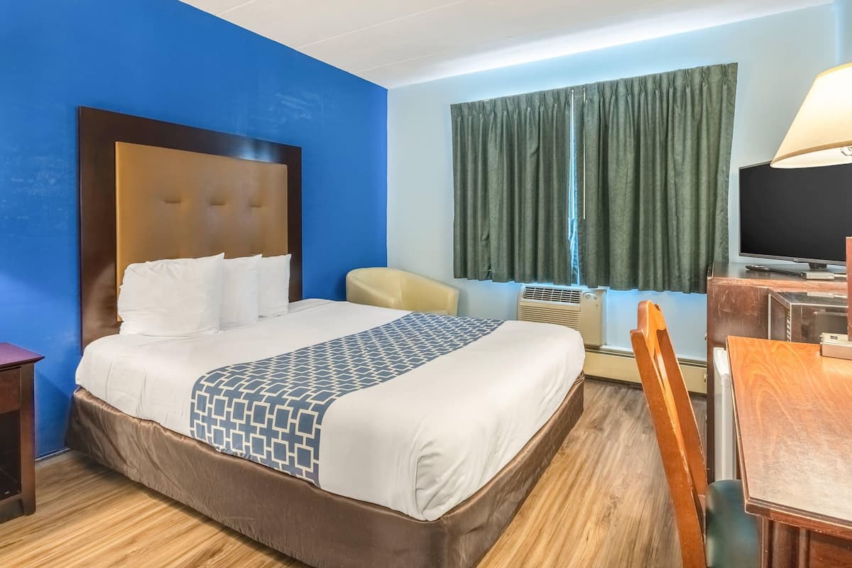 Standard Room, 1 Queen Bed, Non Smoking | Desk, laptop workspace, blackout drapes, free cribs/infant beds